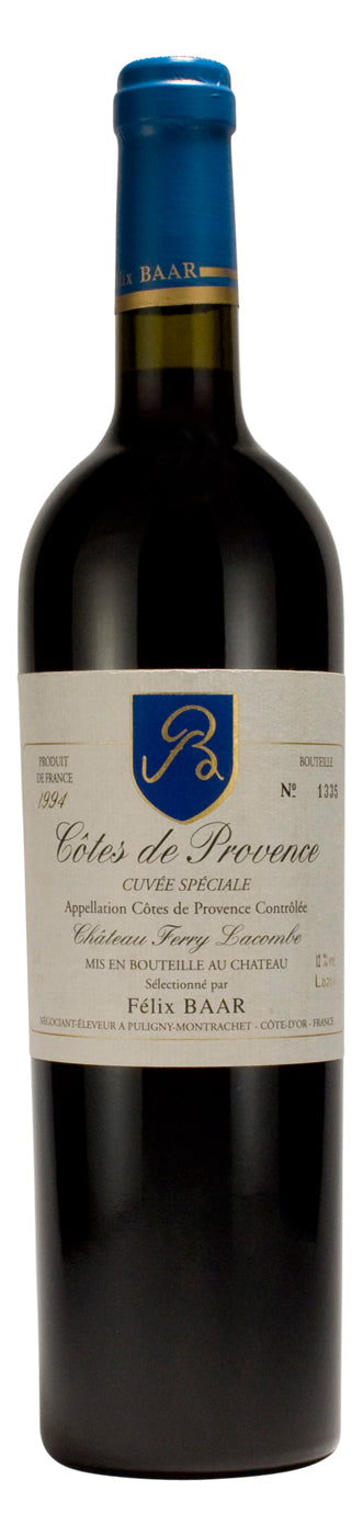 Côtes de Provence Cuvée Spéciale 1994
