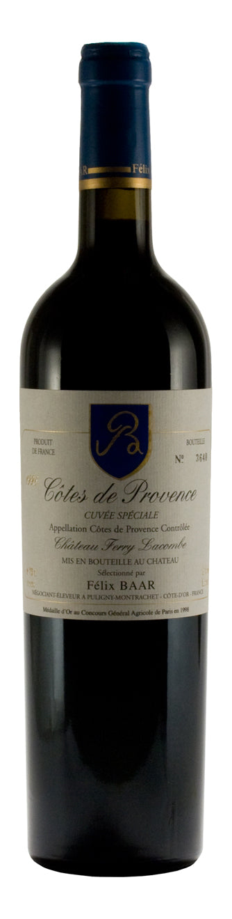 Côtes de Provence Cuvée Spéciale AOC 1996