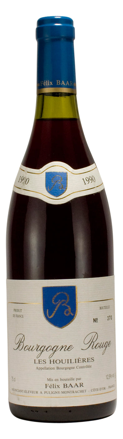 Bourgogne Rouge Les Houilières 1990