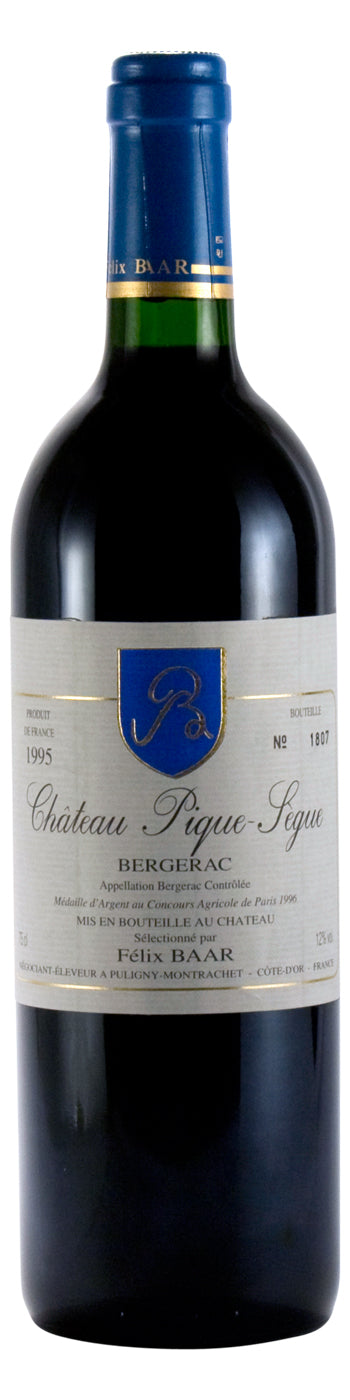 Château Pique-Sègue Bergerac 1995