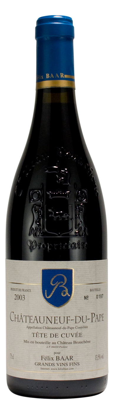 Châteauneuf-du-Pape Tête de Cuvée 2003