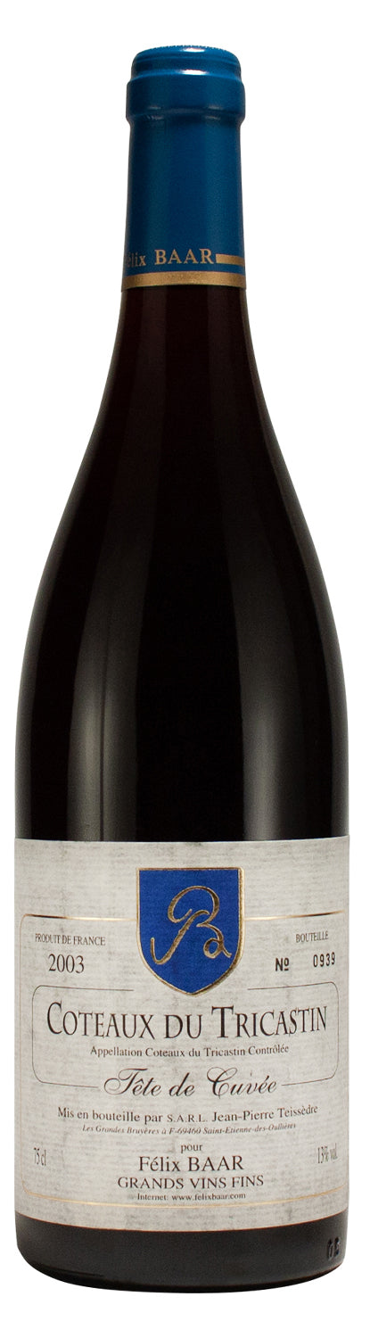 Coteaux du Tricastin Tête de Cuvée 2003