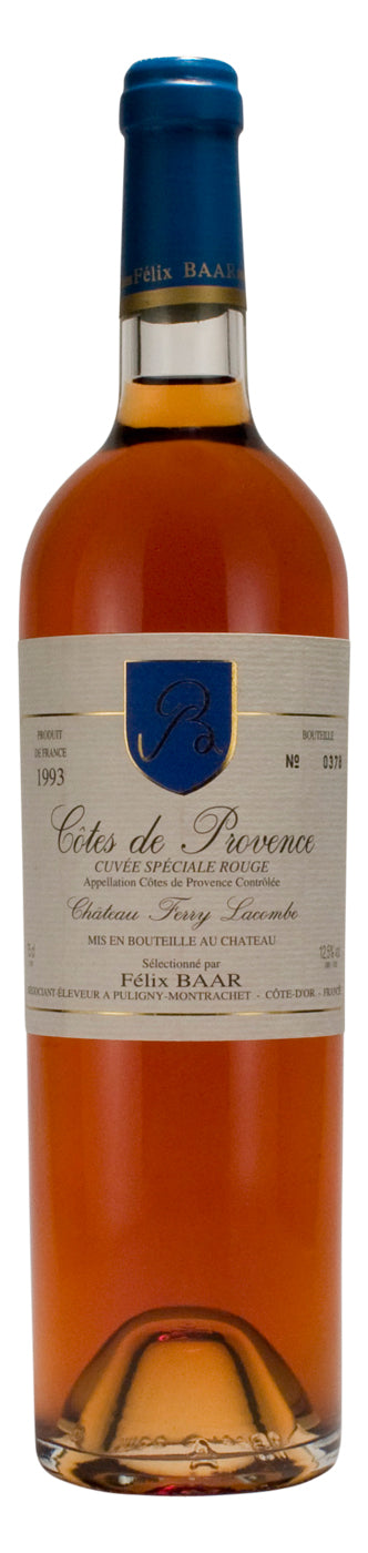 Côtes de Provence Cuvée Spéciale Rosé 1993