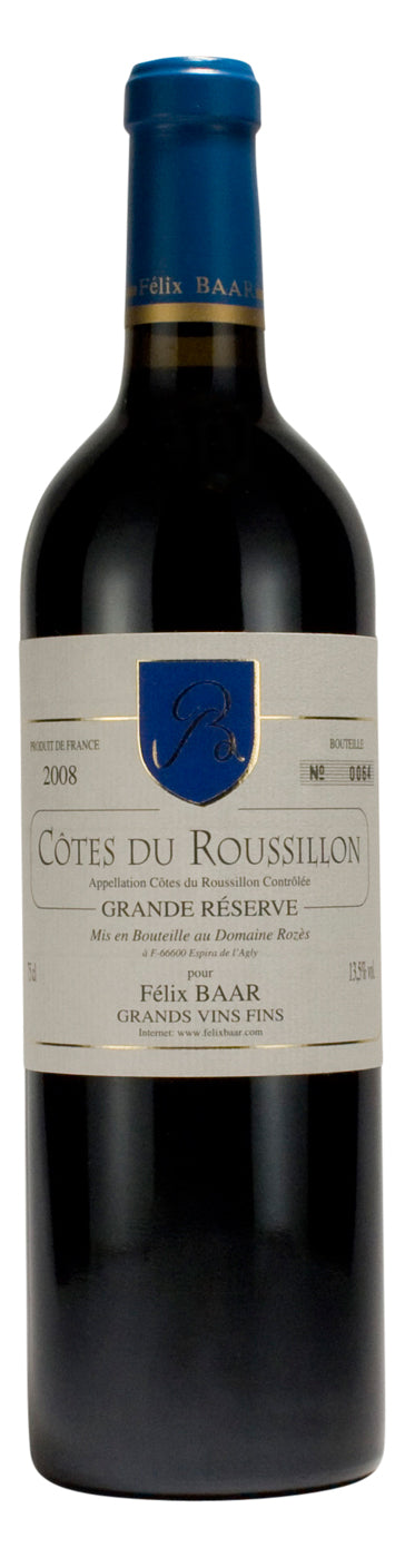 Côtes du Roussillon Grande Réserve 2008