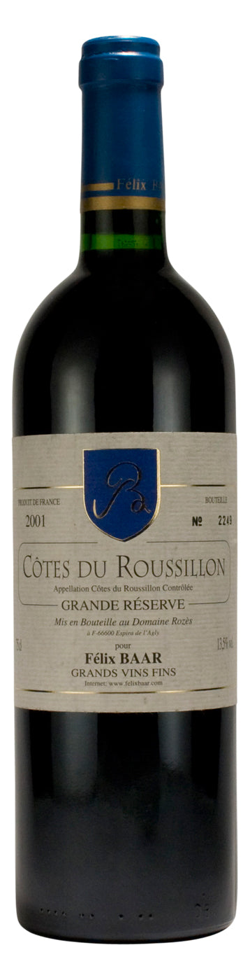 Côtes du Roussillon Grande Réserve 2001