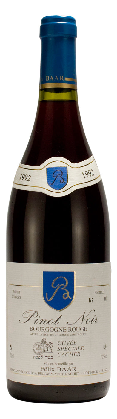 Bourgogne Pinot Noir Cacher 1992